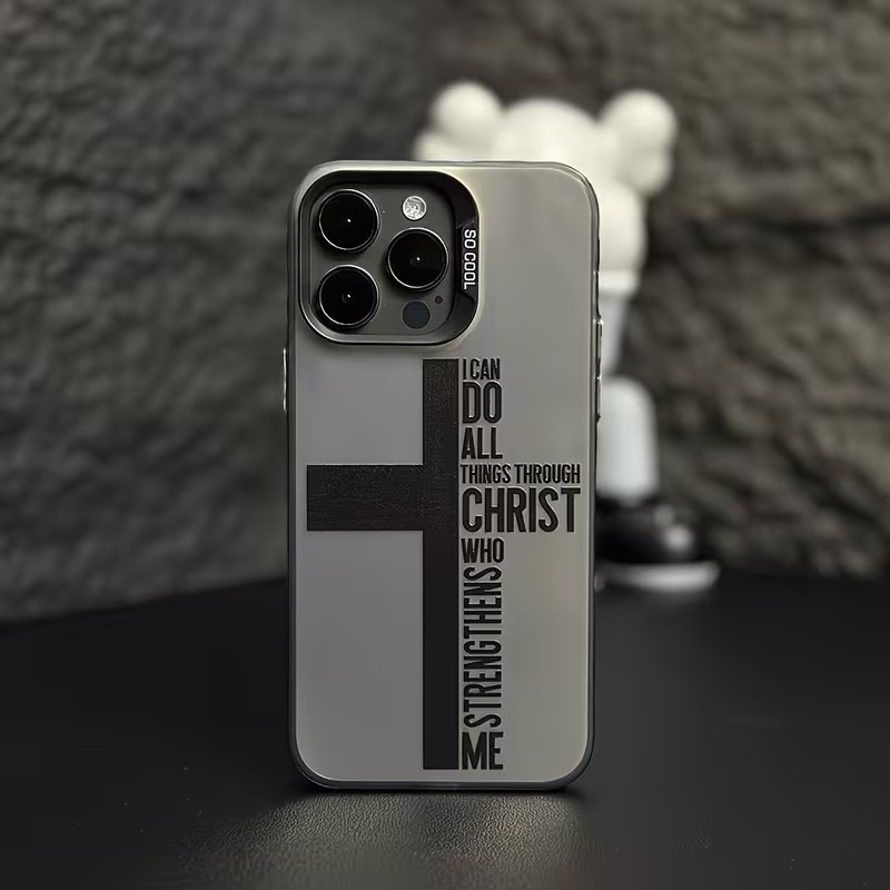 Phone Cases For Iphone 11 - Anti-vingerafdruk Cross Bible telefoonhoesje voor iPhone