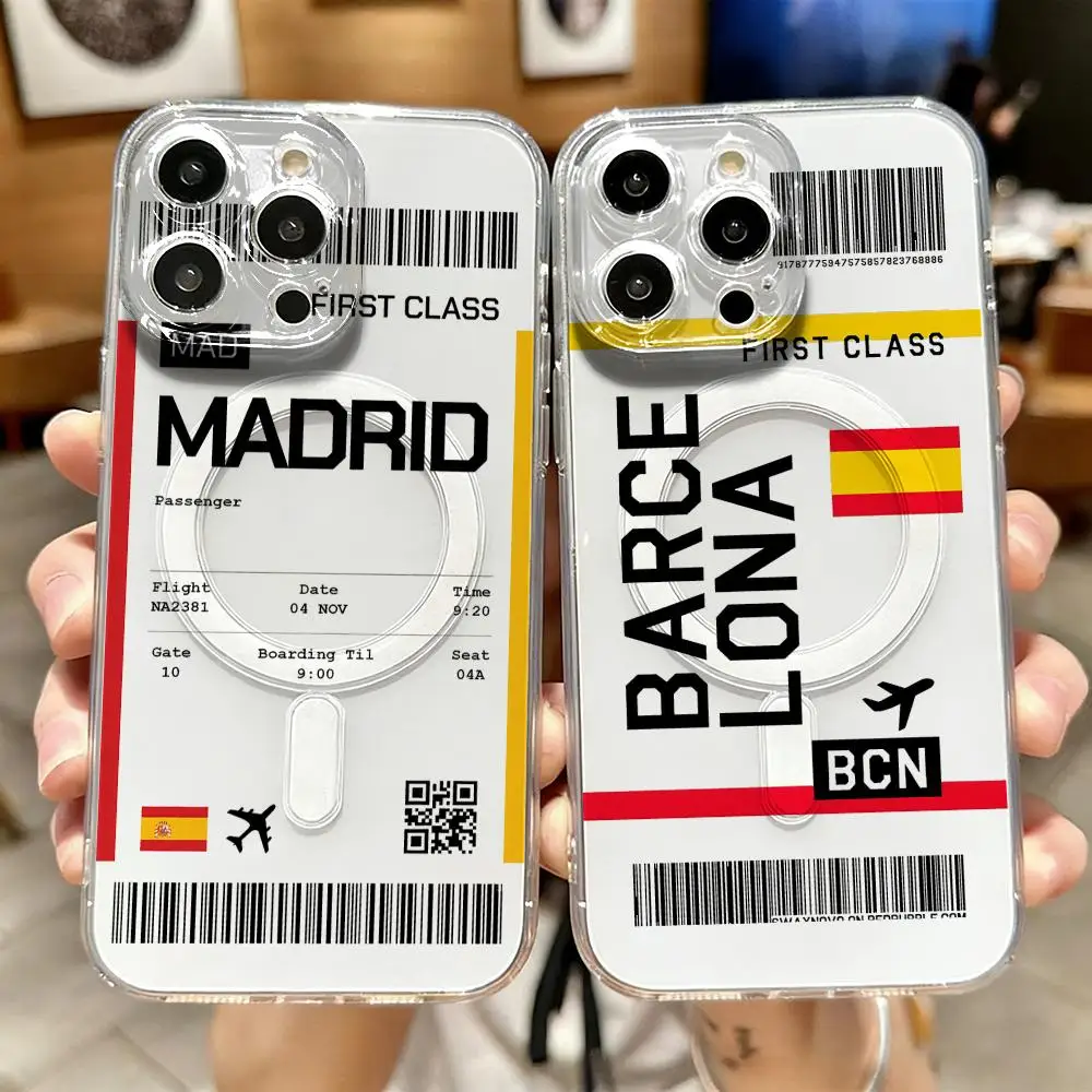 Phone Cases Magnetic - Reiskoffer Telefoonhoesje Spanje voor iPhone 17