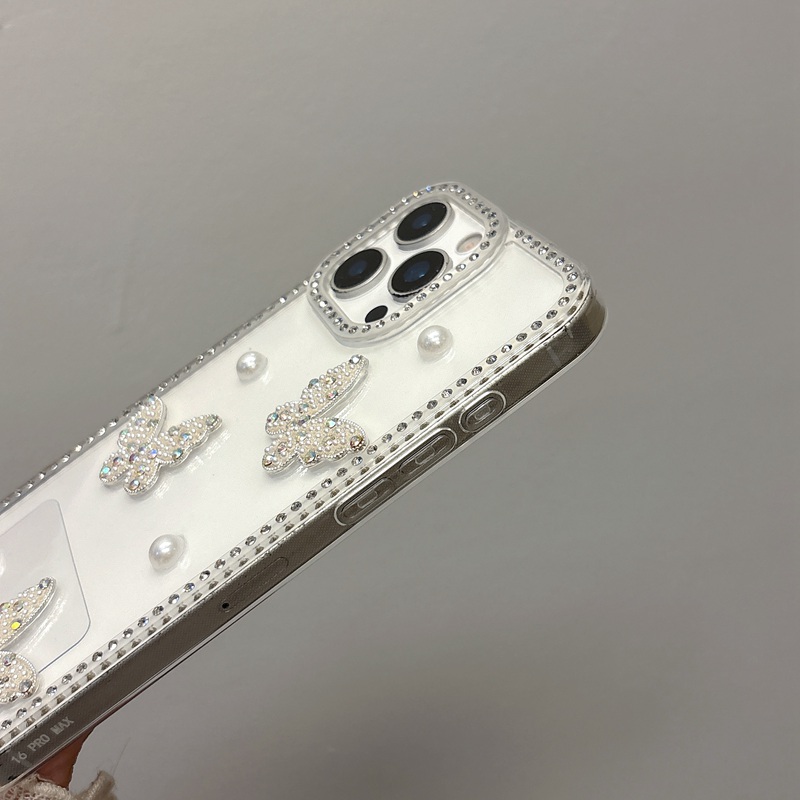 Parel Vlinder Bling Diamond Cl - Phone Cases Loopy recensie en prijs