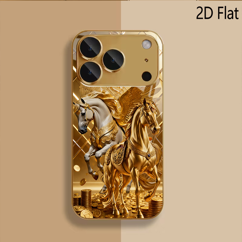 Twee paarden Patroon gehard gl - Phone Cases H&M recensie en prijs