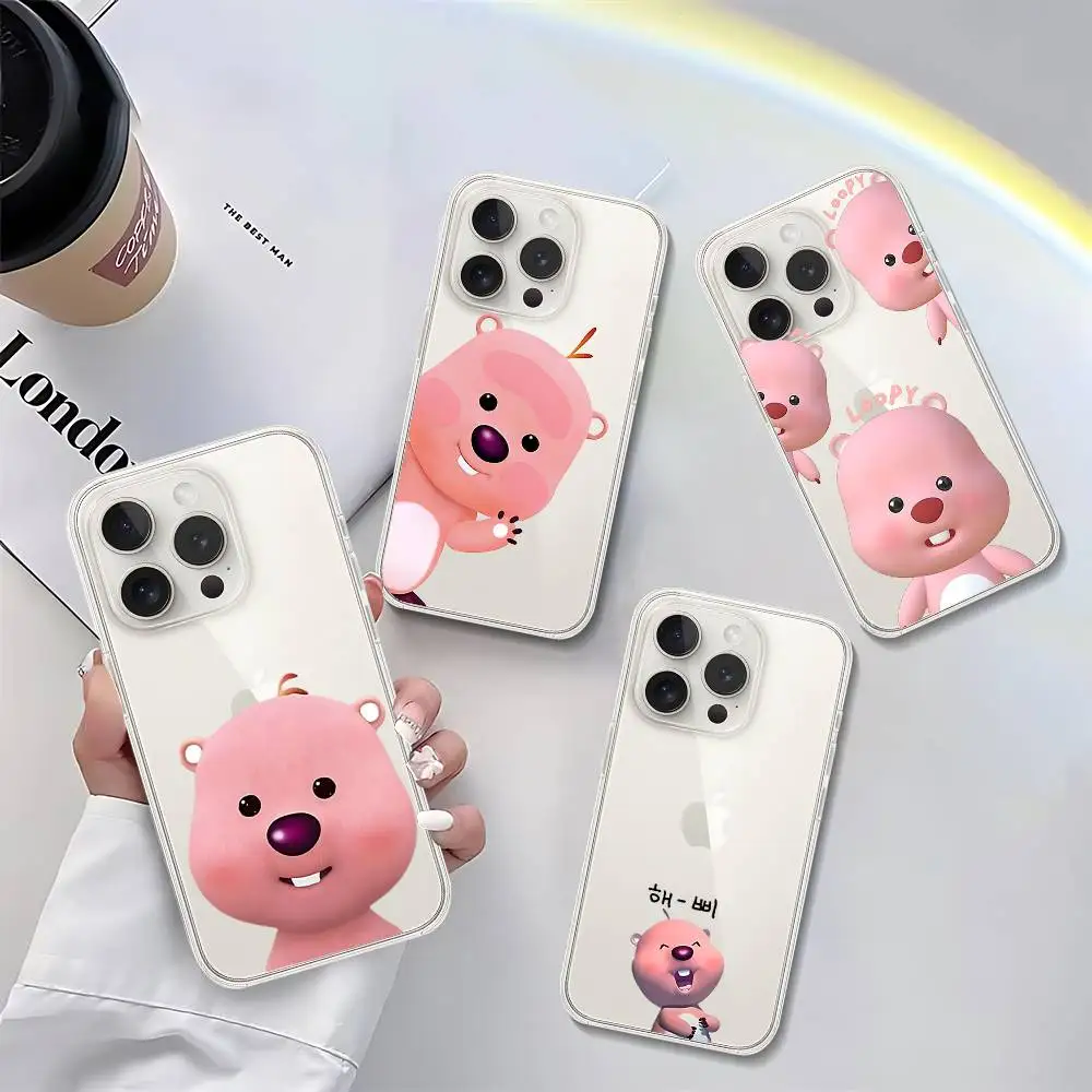Korea-P-Pororo Schattige L-Loo - Phone Cases Loopy recensie en prijs