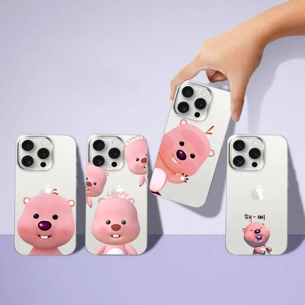 Korea-P-Pororo Schattige L-Loo - Phone Cases Loopy recensie en prijs