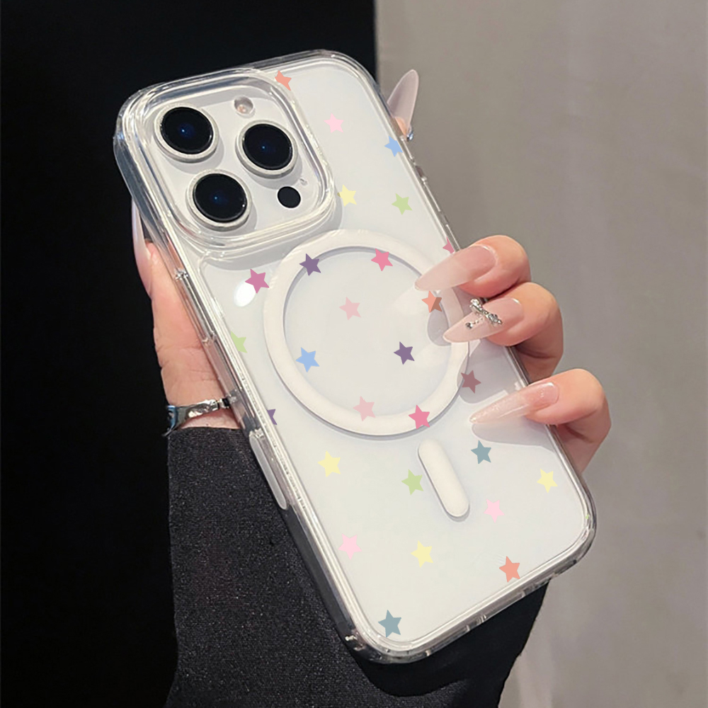 Grijze sterrenprint magnetisch - Phone Cases Magnetic recensie en prijs