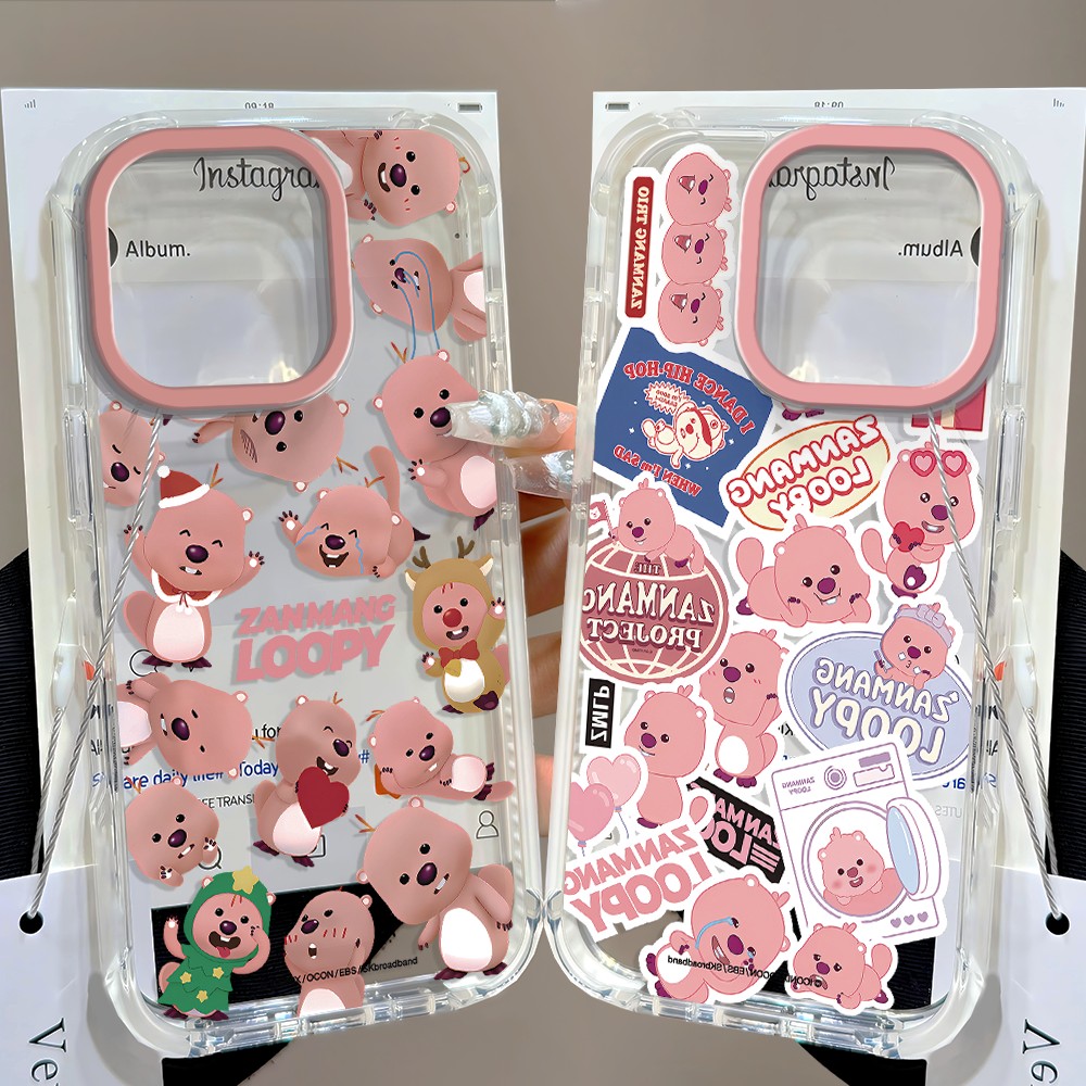 Roze schattige Loopys telefoon - Phone Cases Loopy recensie en prijs