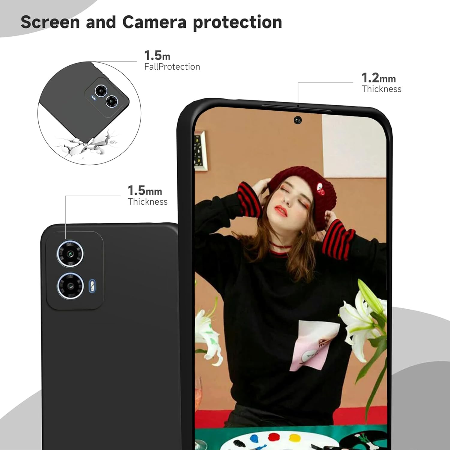 Vloeibare Siliconen TPU Case V - Phone Cases Moto G 2025 recensie en prijs